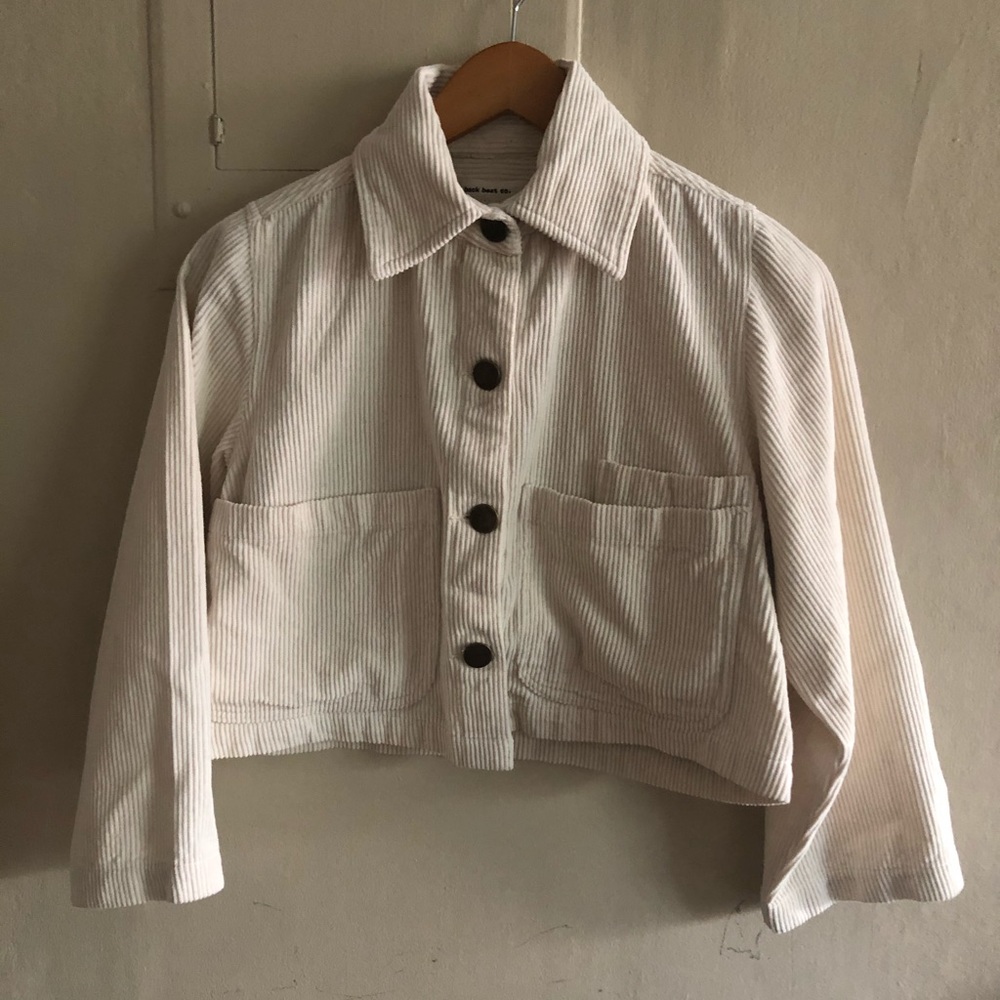 Back Beat Co. Cropped Corduroy Jacket